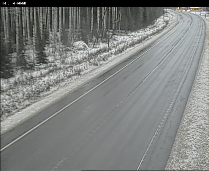 Weather Camera Image Road 6 Kitee, Kesälahti, Kitee, Pohjois-Karjala