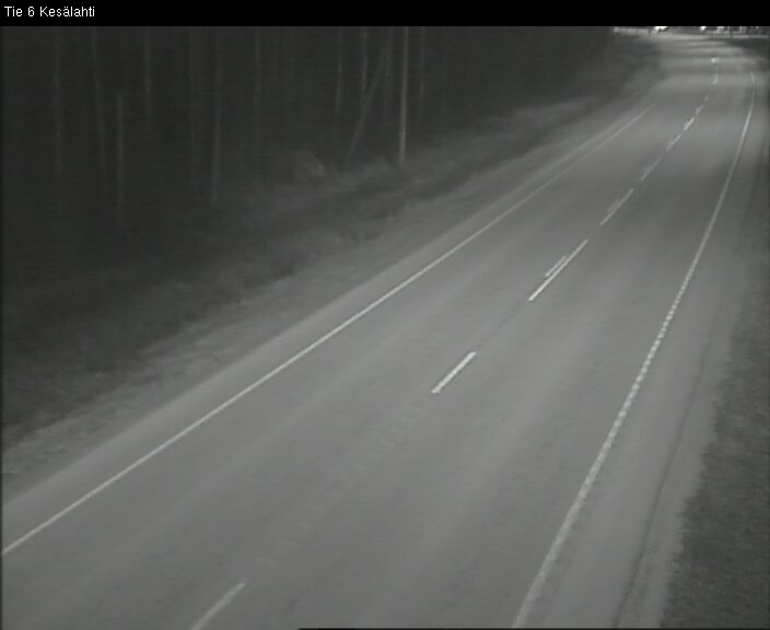 Weather Camera Image Road 6 Kitee, Kesälahti, Kitee, Pohjois-Karjala
