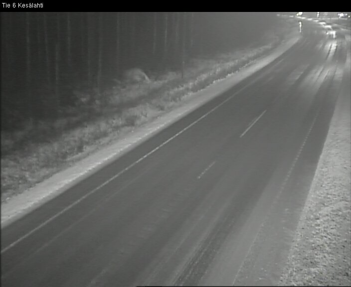 Weather Camera Image Road 6 Kitee, Kesälahti, Kitee, Pohjois-Karjala