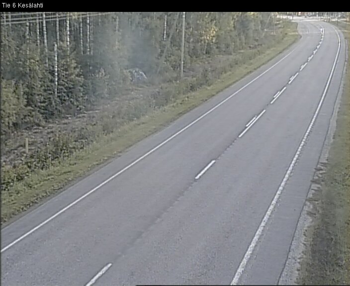 Weather Camera Image Road 6 Kitee, Kesälahti, Kitee, Pohjois-Karjala