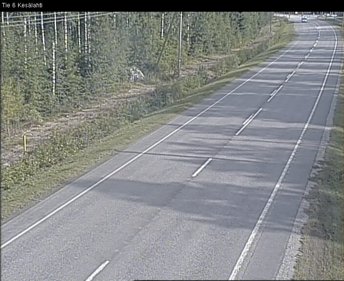 Weather Camera Image Road 6 Kitee, Kesälahti, Kitee, Pohjois-Karjala
