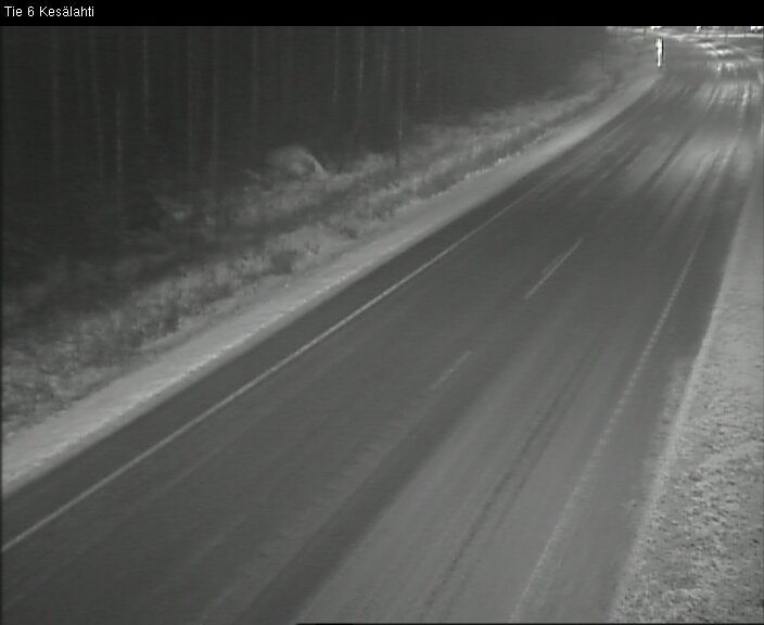 Weather Camera Image Väg 6 Kitee, Kesälax, Kitee, Pohjois-Karjala