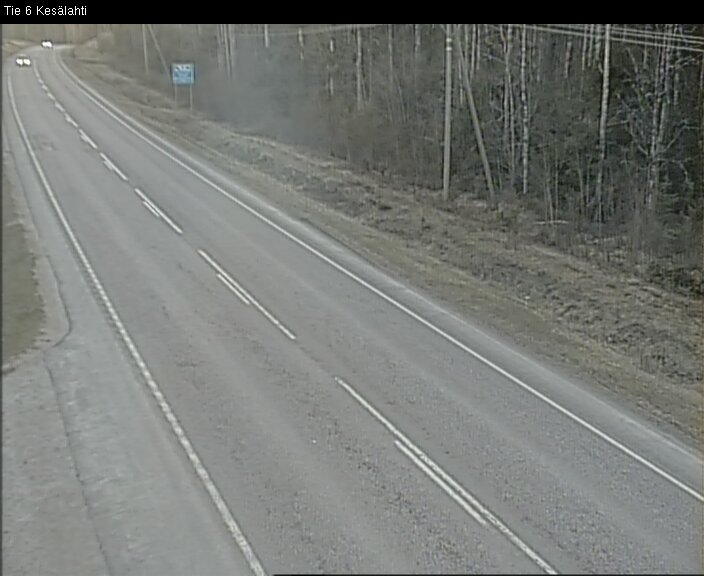 Weather Camera Image Väg 6 Kitee, Kesälax, Kitee, Pohjois-Karjala