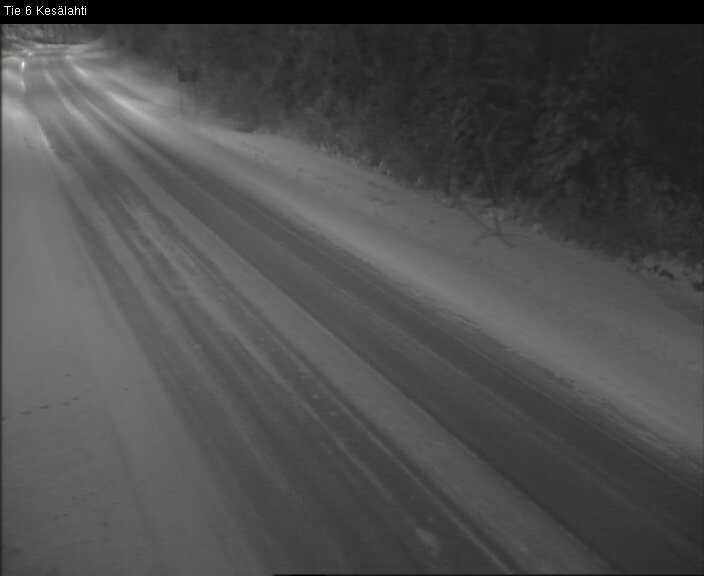 Weather Camera Image Väg 6 Kitee, Kesälax, Kitee, Pohjois-Karjala