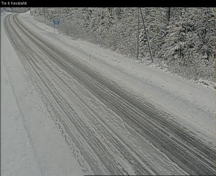 Weather Camera Image Väg 6 Kitee, Kesälax, Kitee, Pohjois-Karjala