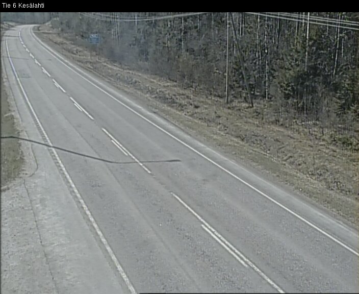 Weather Camera Image Väg 6 Kitee, Kesälax, Kitee, Pohjois-Karjala