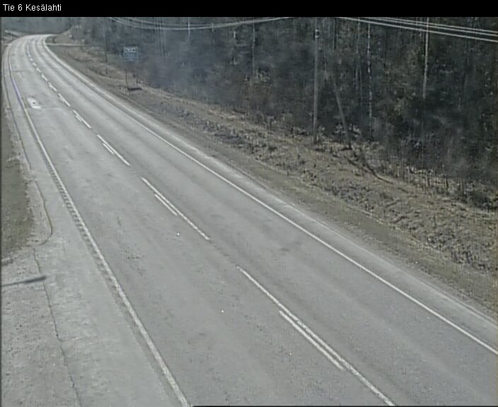 Weather Camera Image Väg 6 Kitee, Kesälax, Kitee, Pohjois-Karjala