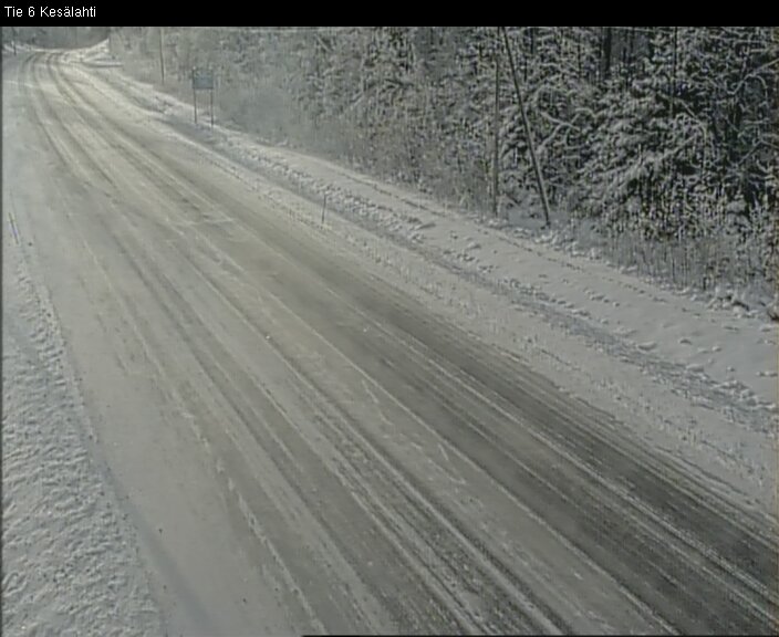 Weather Camera Image Road 6 Kitee, Kesälahti, Kitee, Pohjois-Karjala