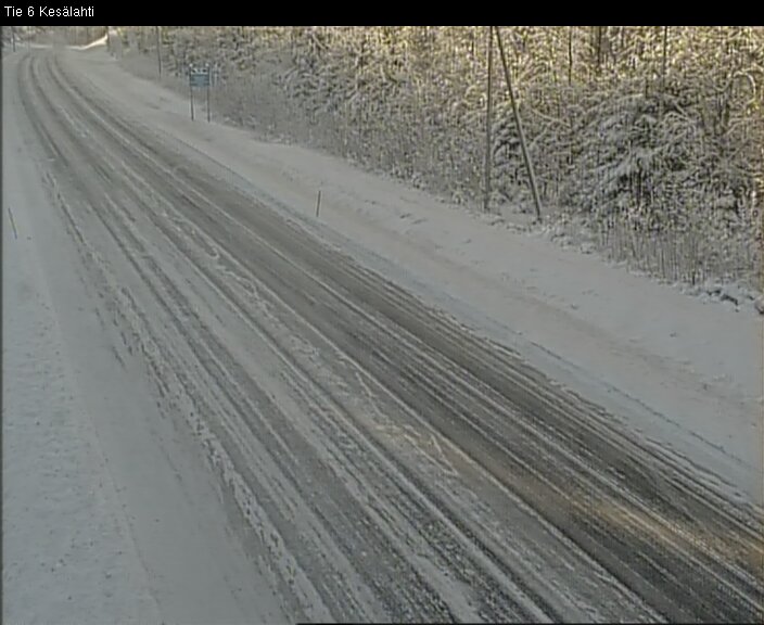 Weather Camera Image Väg 6 Kitee, Kesälax, Kitee, Pohjois-Karjala