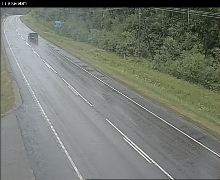 Weather Camera Image Väg 6 Kitee, Kesälax, Kitee, Pohjois-Karjala