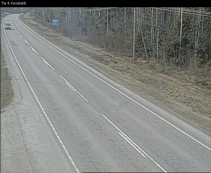 Weather Camera Image Väg 6 Kitee, Kesälax, Kitee, Pohjois-Karjala