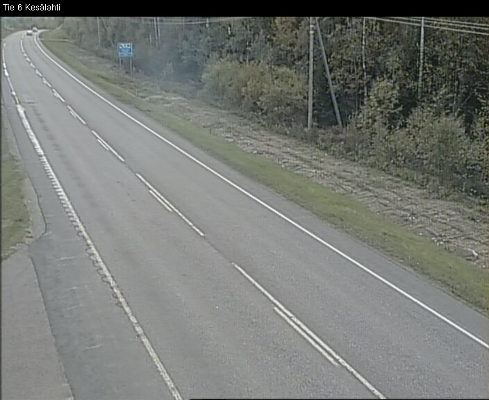Weather Camera Image Road 6 Kitee, Kesälahti, Kitee, Pohjois-Karjala