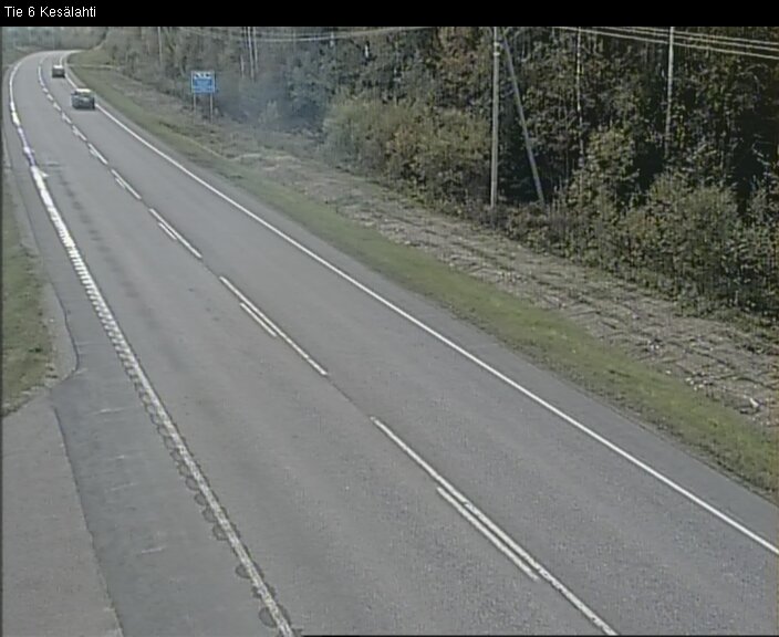Weather Camera Image Road 6 Kitee, Kesälahti, Kitee, Pohjois-Karjala