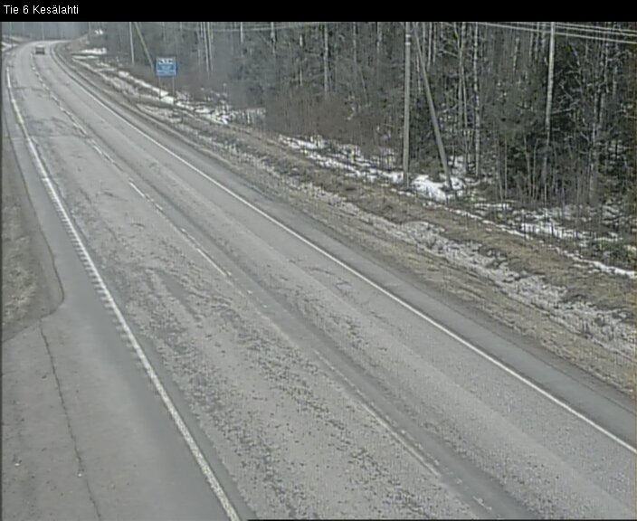 Weather Camera Image Road 6 Kitee, Kesälahti, Kitee, Pohjois-Karjala