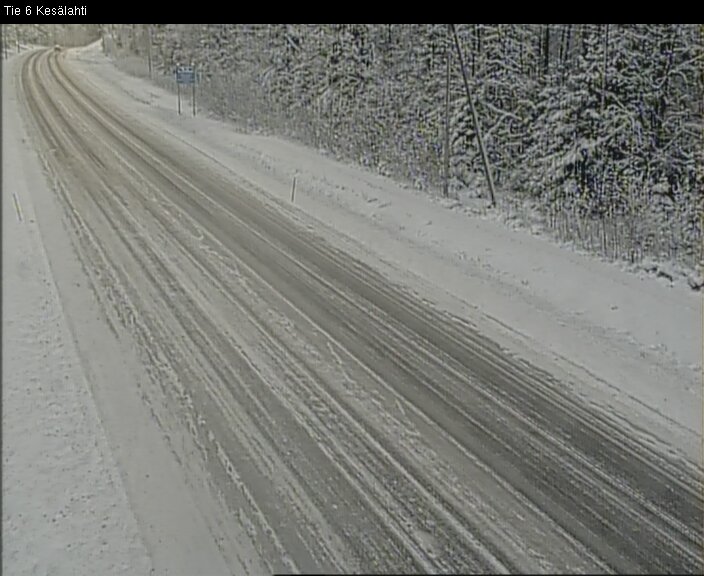 Weather Camera Image Road 6 Kitee, Kesälahti, Kitee, Pohjois-Karjala
