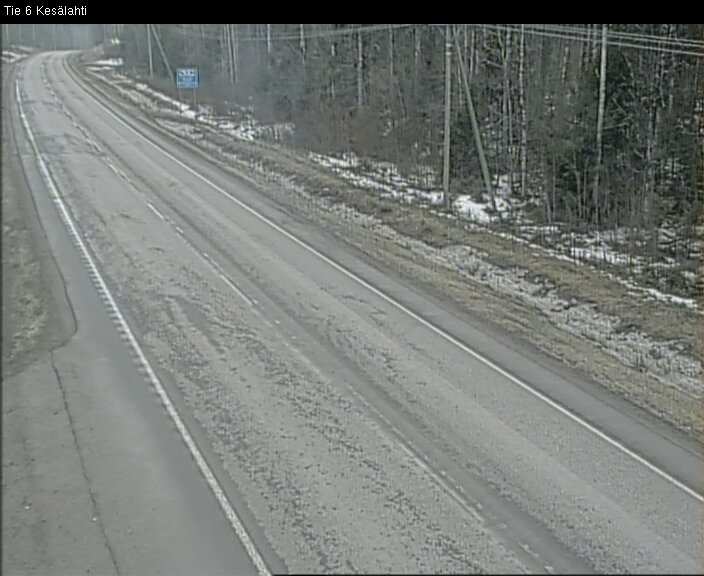 Weather Camera Image Road 6 Kitee, Kesälahti, Kitee, Pohjois-Karjala