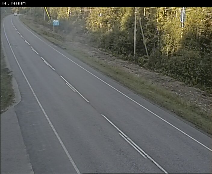 Weather Camera Image Road 6 Kitee, Kesälahti, Kitee, Pohjois-Karjala