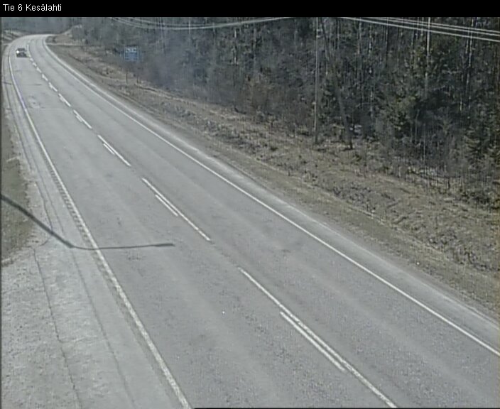 Weather Camera Image Väg 6 Kitee, Kesälax, Kitee, Pohjois-Karjala