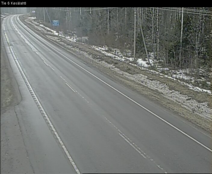 Weather Camera Image Väg 6 Kitee, Kesälax, Kitee, Pohjois-Karjala