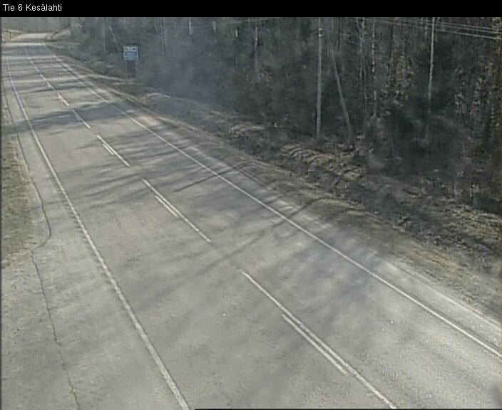 Weather Camera Image Väg 6 Kitee, Kesälax, Kitee, Pohjois-Karjala