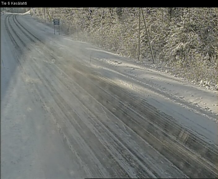 Weather Camera Image Road 6 Kitee, Kesälahti, Kitee, Pohjois-Karjala