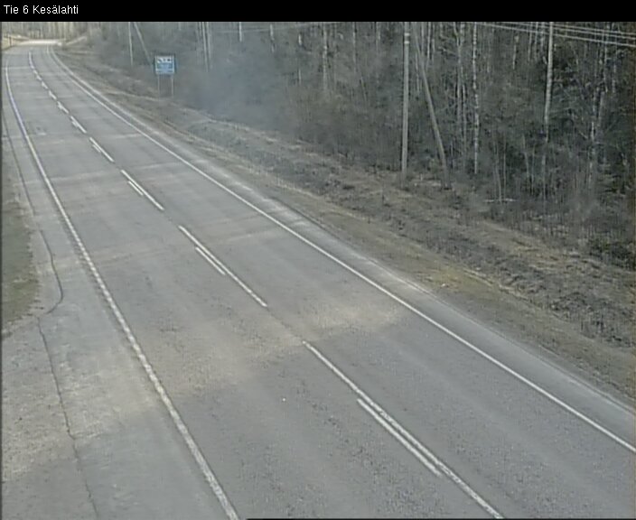 Weather Camera Image Väg 6 Kitee, Kesälax, Kitee, Pohjois-Karjala