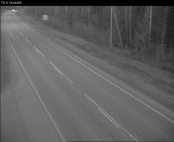 Weather Camera Image Road 6 Kitee, Kesälahti, Kitee, Pohjois-Karjala