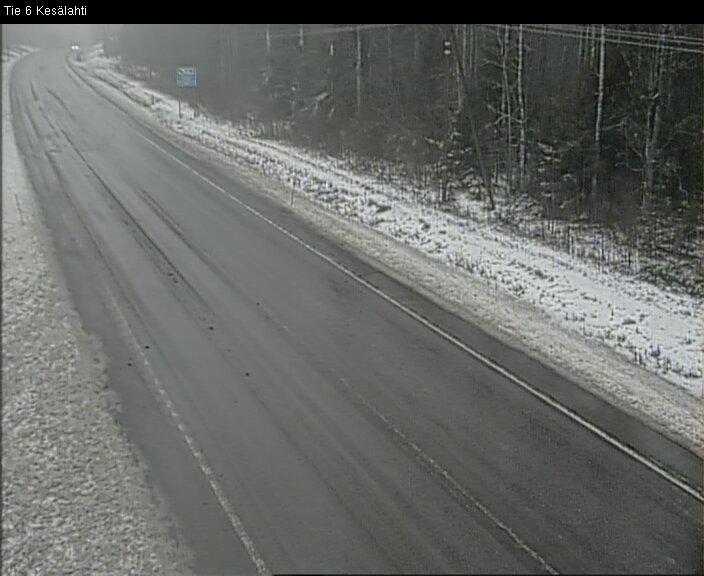 Weather Camera Image Väg 6 Kitee, Kesälax, Kitee, Pohjois-Karjala