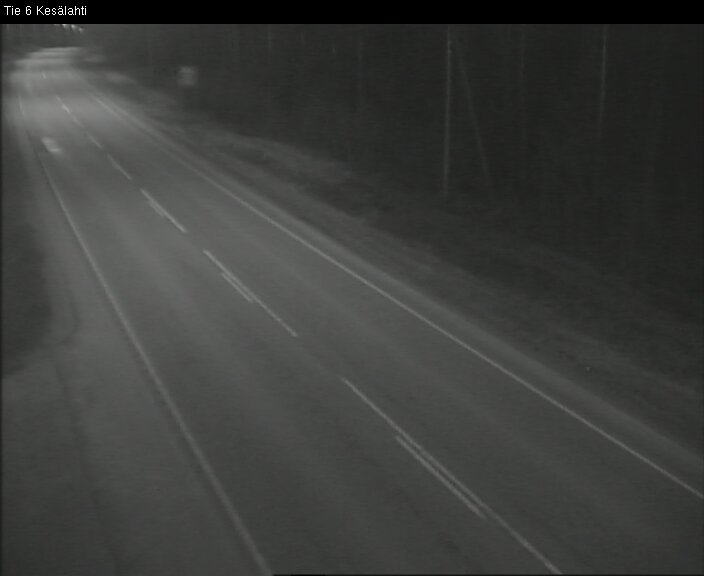 Weather Camera Image Väg 6 Kitee, Kesälax, Kitee, Pohjois-Karjala