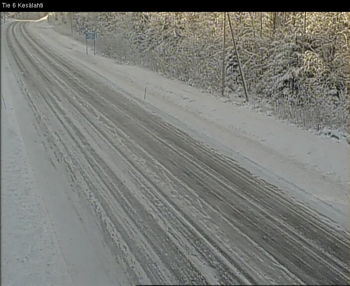 Weather Camera Image Väg 6 Kitee, Kesälax, Kitee, Pohjois-Karjala