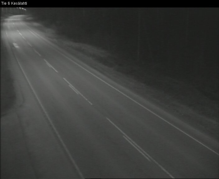 Weather Camera Image Väg 6 Kitee, Kesälax, Kitee, Pohjois-Karjala