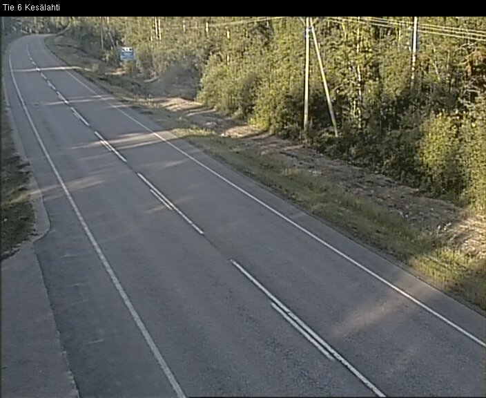 Weather Camera Image Road 6 Kitee, Kesälahti, Kitee, Pohjois-Karjala