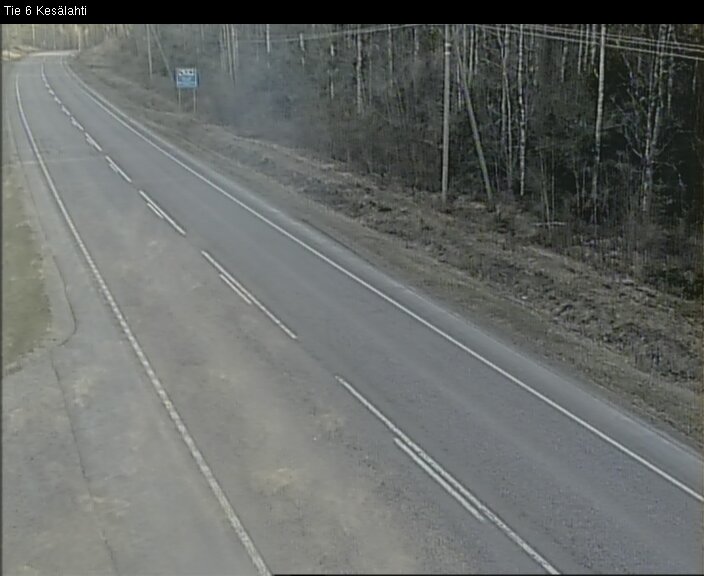 Weather Camera Image Väg 6 Kitee, Kesälax, Kitee, Pohjois-Karjala