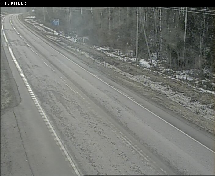 Weather Camera Image Road 6 Kitee, Kesälahti, Kitee, Pohjois-Karjala