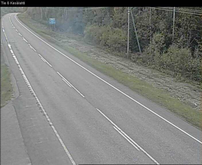Weather Camera Image Road 6 Kitee, Kesälahti, Kitee, Pohjois-Karjala