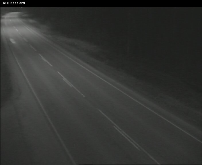 Weather Camera Image Väg 6 Kitee, Kesälax, Kitee, Pohjois-Karjala