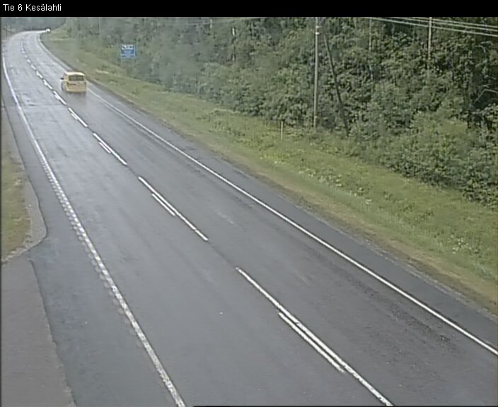 Weather Camera Image Road 6 Kitee, Kesälahti, Kitee, Pohjois-Karjala