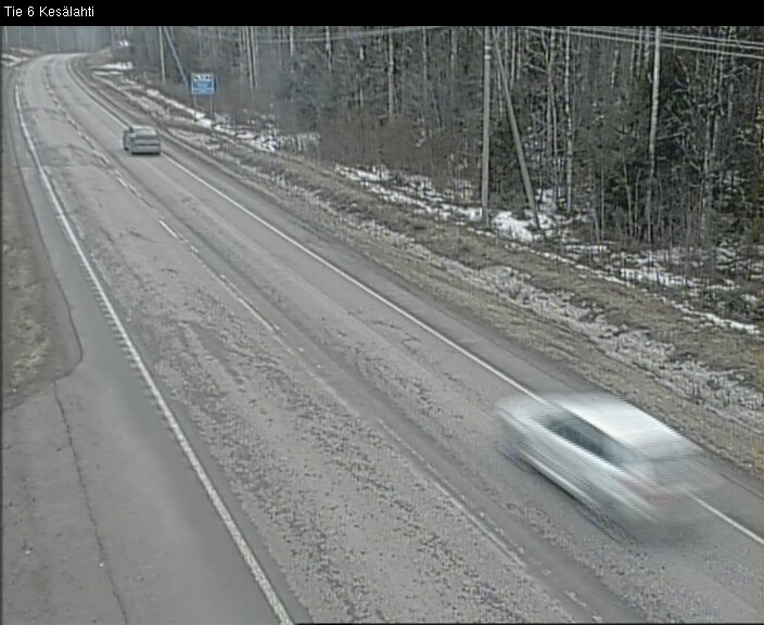 Weather Camera Image Road 6 Kitee, Kesälahti, Kitee, Pohjois-Karjala
