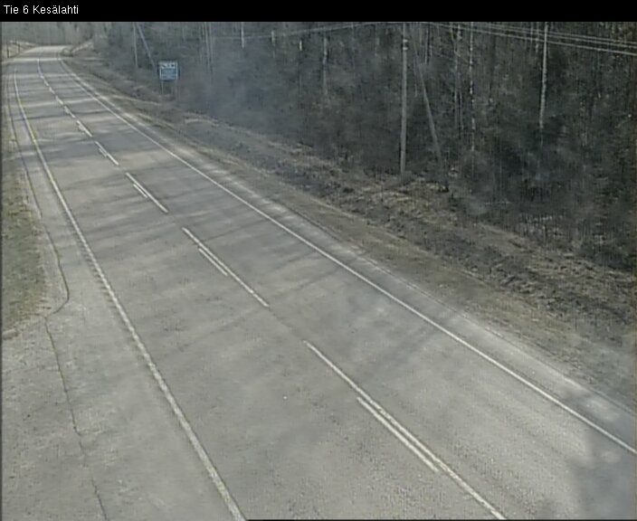 Weather Camera Image Väg 6 Kitee, Kesälax, Kitee, Pohjois-Karjala