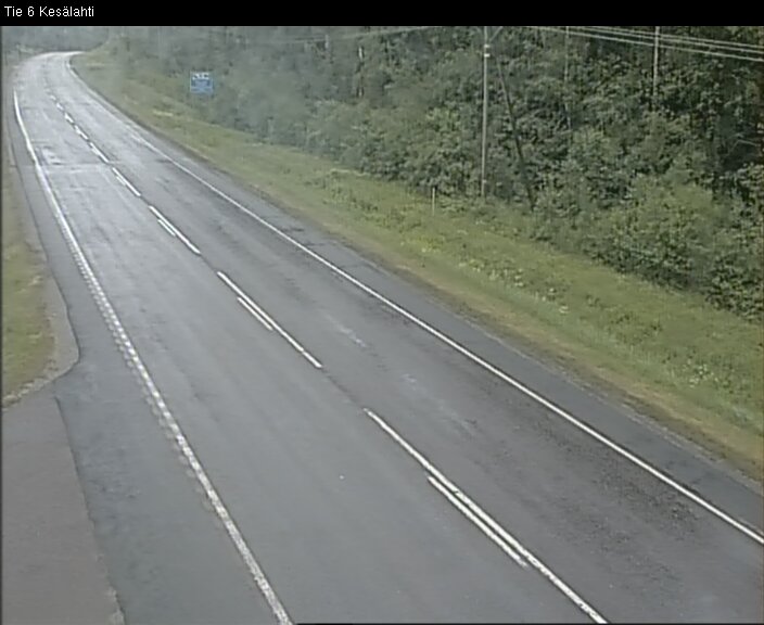 Weather Camera Image Road 6 Kitee, Kesälahti, Kitee, Pohjois-Karjala