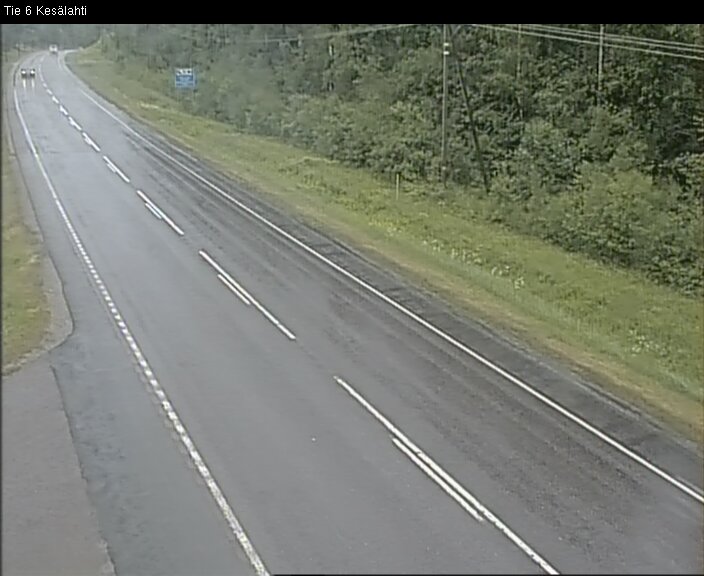 Weather Camera Image Väg 6 Kitee, Kesälax, Kitee, Pohjois-Karjala