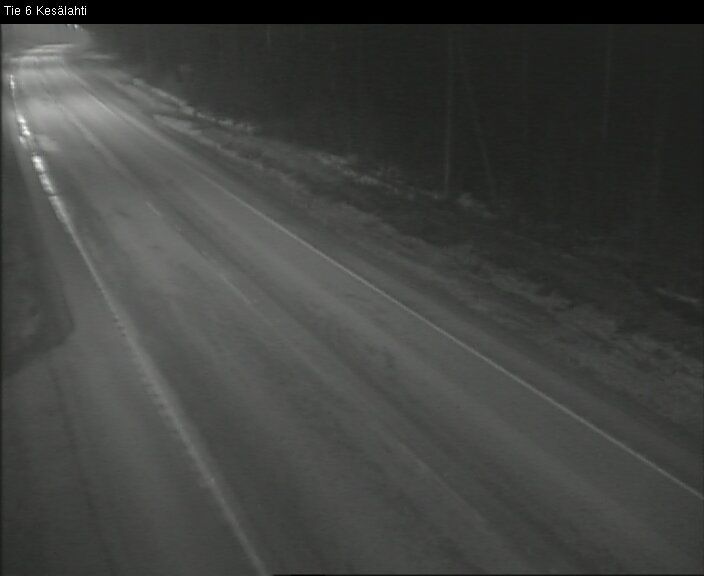 Weather Camera Image Road 6 Kitee, Kesälahti, Kitee, Pohjois-Karjala
