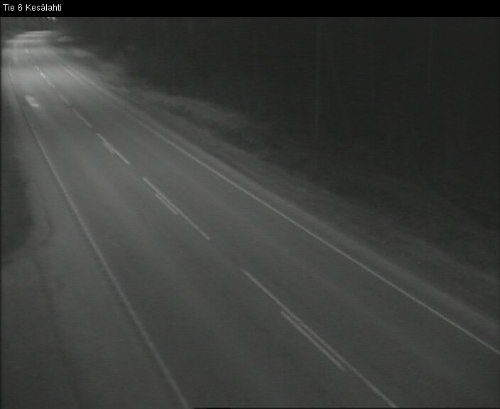 Weather Camera Image Väg 6 Kitee, Kesälax, Kitee, Pohjois-Karjala