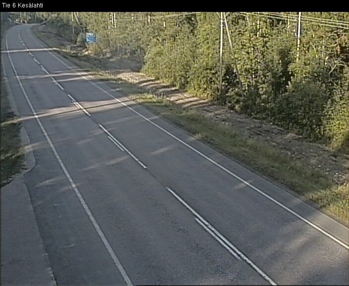 Weather Camera Image Road 6 Kitee, Kesälahti, Kitee, Pohjois-Karjala