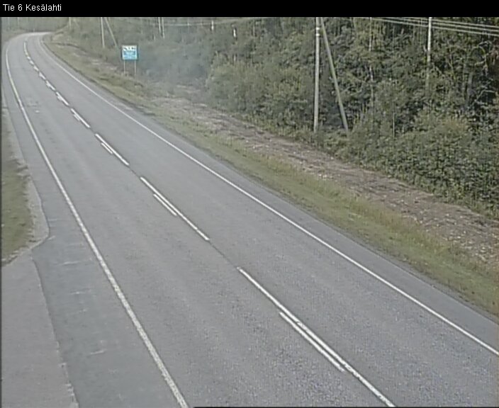 Weather Camera Image Road 6 Kitee, Kesälahti, Kitee, Pohjois-Karjala