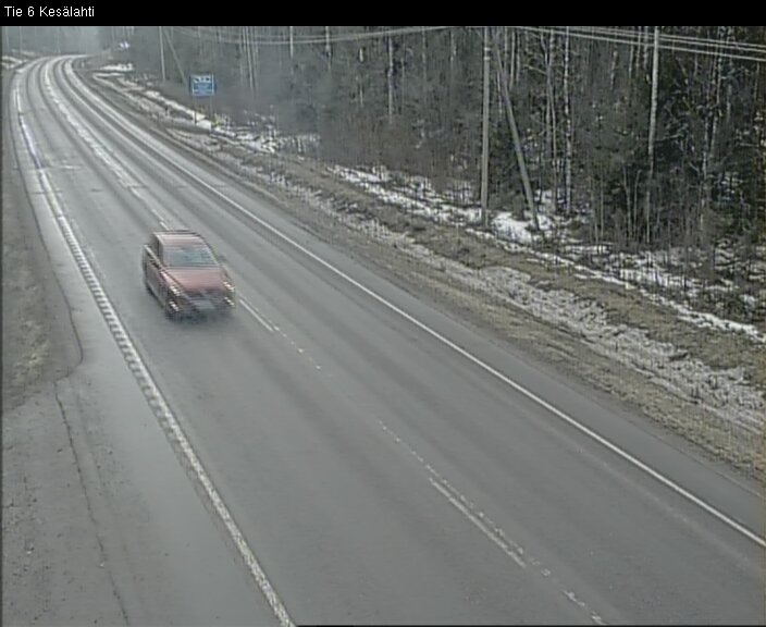 Weather Camera Image Väg 6 Kitee, Kesälax, Kitee, Pohjois-Karjala