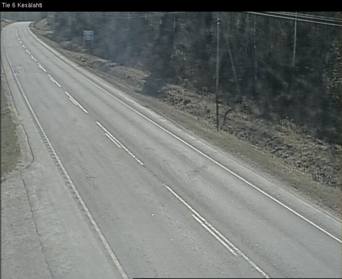 Weather Camera Image Väg 6 Kitee, Kesälax, Kitee, Pohjois-Karjala