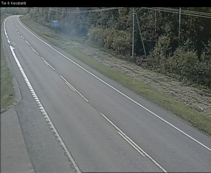 Weather Camera Image Road 6 Kitee, Kesälahti, Kitee, Pohjois-Karjala