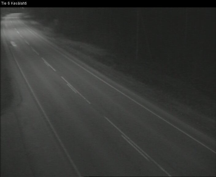 Weather Camera Image Väg 6 Kitee, Kesälax, Kitee, Pohjois-Karjala