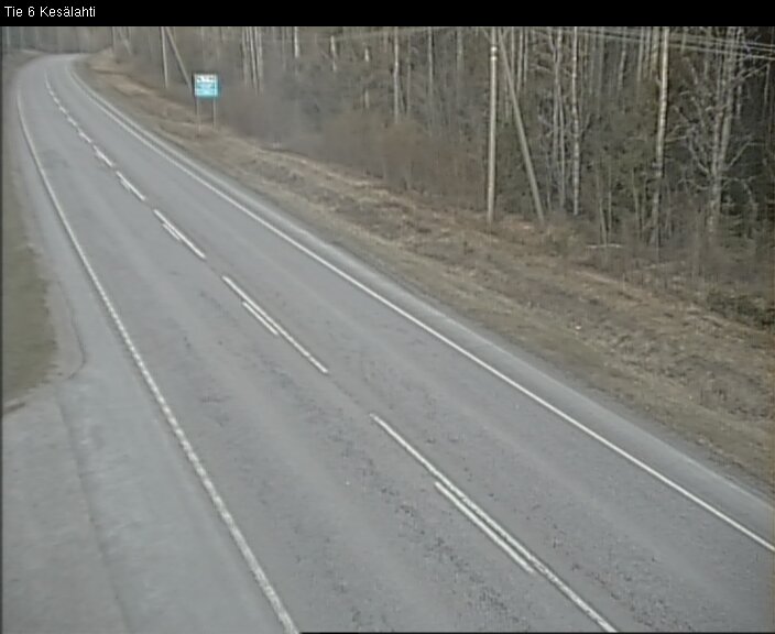 Weather Camera Image Road 6 Kitee, Kesälahti, Kitee, Pohjois-Karjala